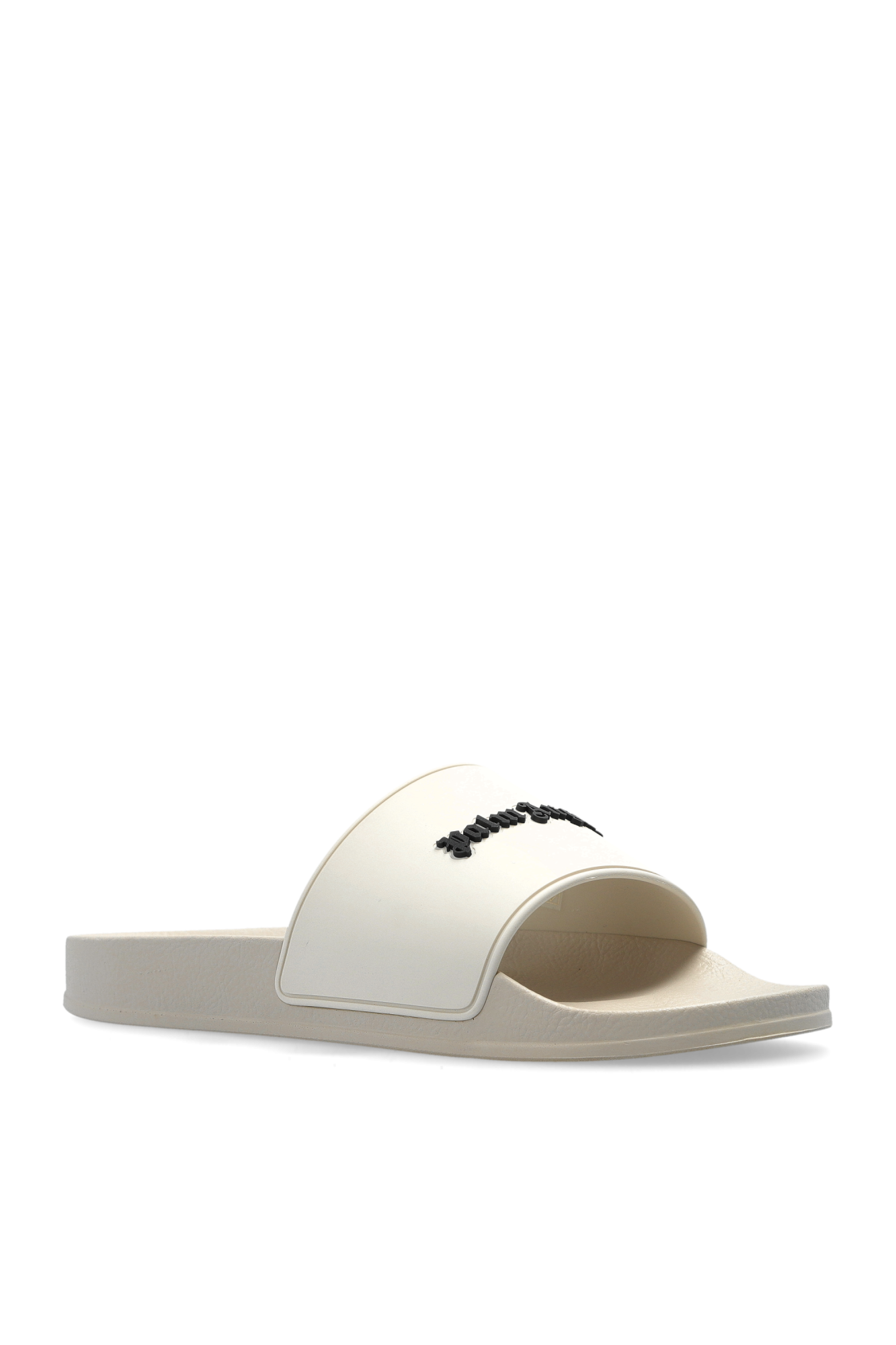 White Slides with logo Palm Angels - Vitkac AS